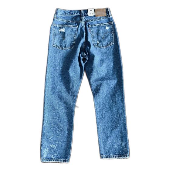 Levi’s Women’s 501 Premium Distressed Jeans W26 L26 High Rise Button Fly Raw Hem - Picture 2 of 9